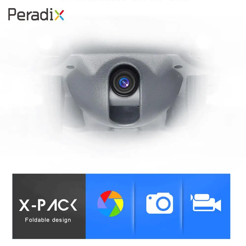 

Peradix 4CH 6-Axis Gyro 1080P RC Drone Wide Angle Lens 2.4Ghz HD CAMERA Headless Mode Gravity Sensor Speed Adjustable