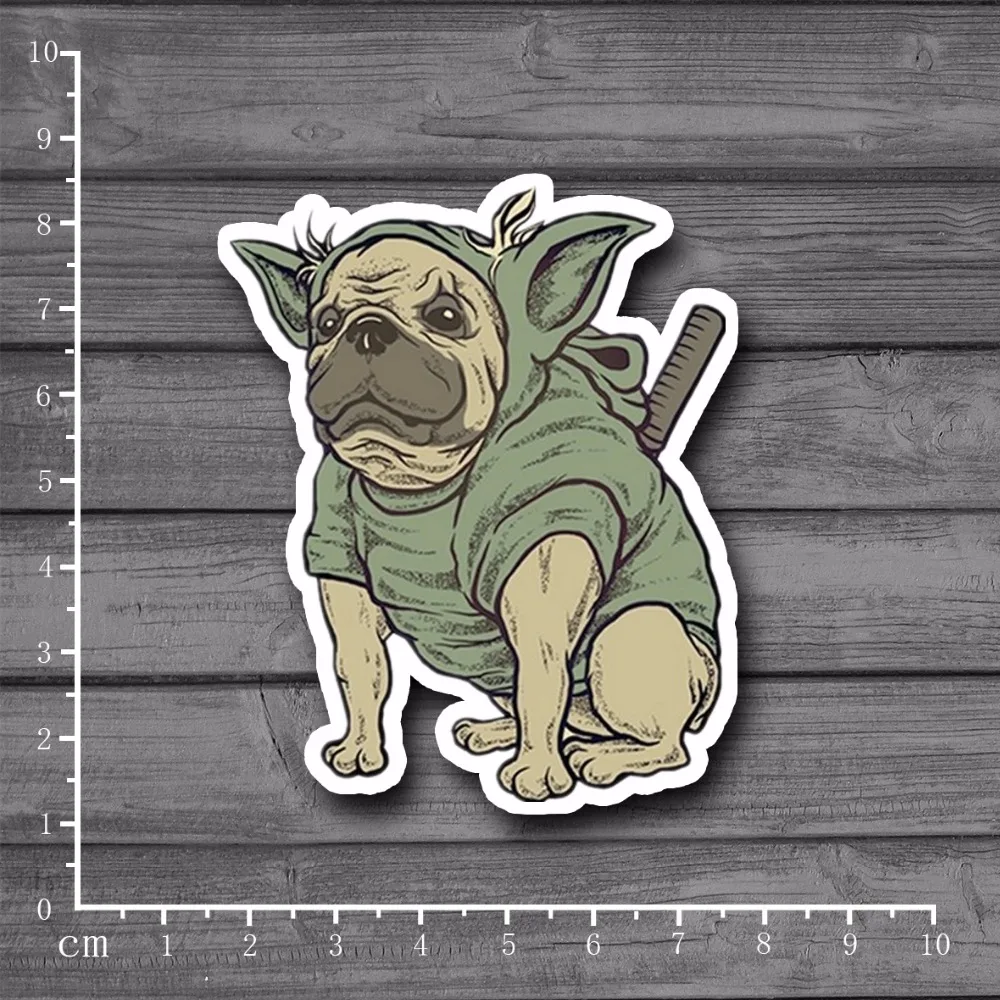 

Wearing a sweater dog On Laptop Notebook Skin Stickers Snowboard Luggag Decal For kid Toy Suitcase Stationery Stickers[single]