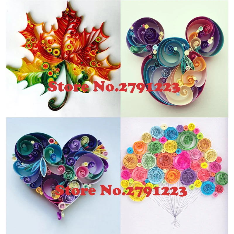 Us 257 11 Offpaper Quilling Tool Kit Manual Material Package Student Paper Quilling36 Color High Quality Draft Map In Craft Paper From Home