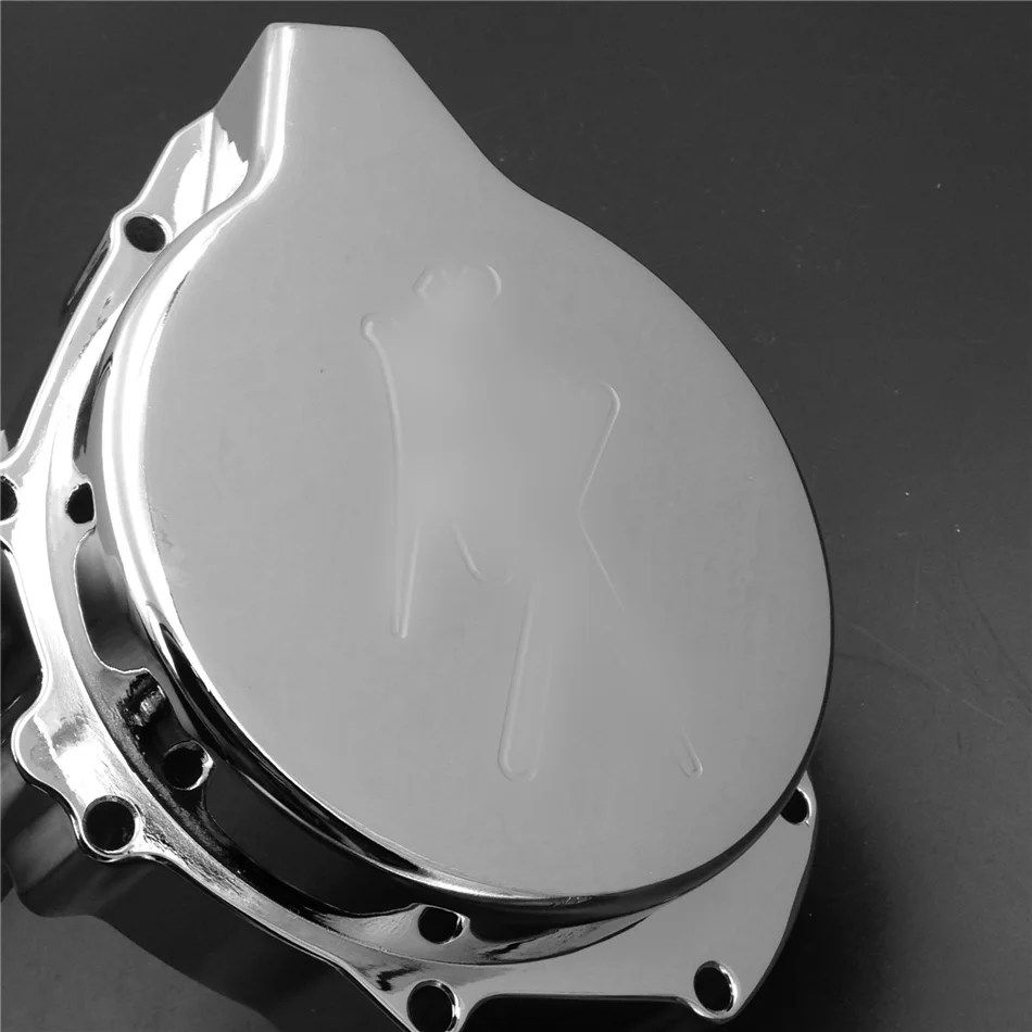 Aftermarket для мотоцикла Suzu Hayabusa GSXR1300 1998-2012 крышка статора двигателя хром Левая сторона
