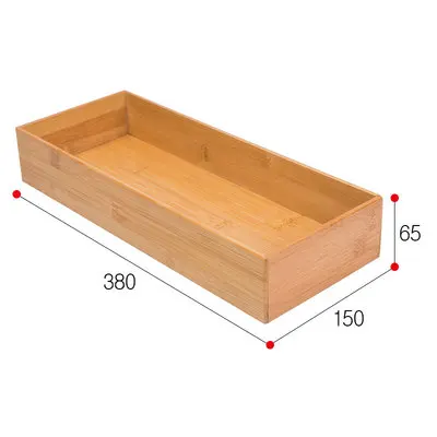 DIY бамбук хранение кухонной утвари коробка для Ножи и вилка Комбинации ящик для хранения косметики ящик для хранения посуда сортировочная доска коробка для столовых приборов - Цвет: Красный