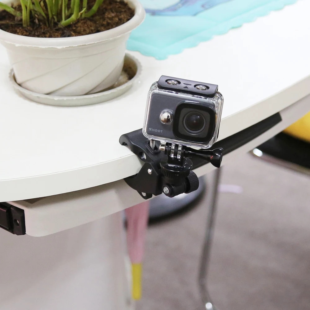 Крепление зажим для велосипеда GoPro Hero 9 8 7 5 Black Xiaomi Yi 4K Dji Osmo Sjcam Eken H9 Go Pro
