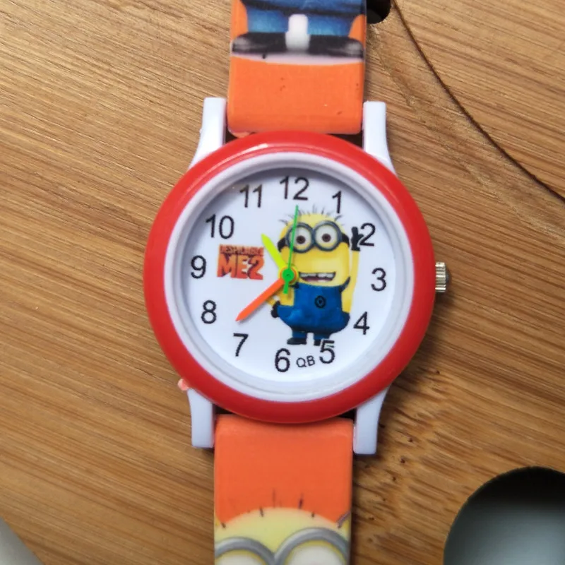 Детские часы хорошего качества 3D глаз Гадкий я Детские часы для студентов девочек мальчиков часы кварцевые детские наручные часы детские часы