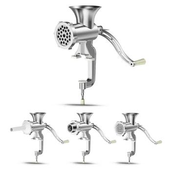 

Meat Grinder Aluminum Alloy Kitchen Multi-functional Home Manual Meat Grinder For Sausage Beef Mincer Noodles Cookies Juice