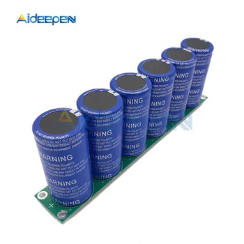 

6pcs 16V-116F Ultracapacitor Protection Board Car Super Farad Capacitor Single Row Module 2.85V 700F
