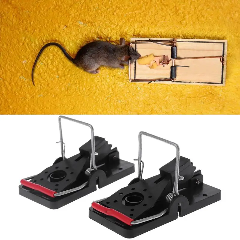 

2019 New 2 pcs Snap Mouse Trap Rodent Mouse Trap Catcher Reusable Mouse Control Home Use