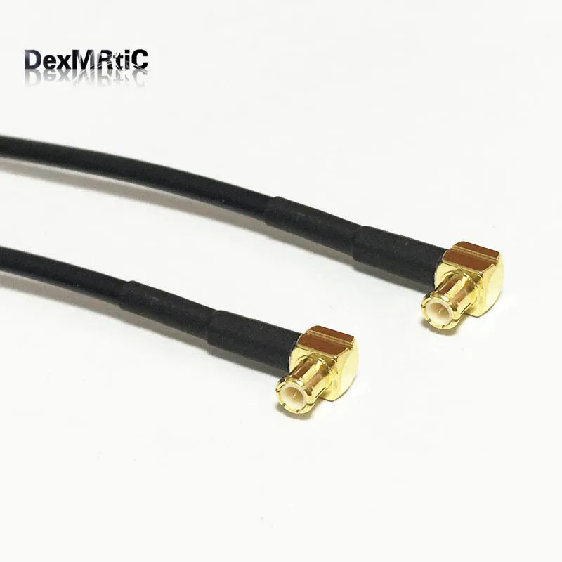 

MCX male 90-degree to MCX male plug right angle RF coaxiale cable RG174 20cm/50cm/100cm for wireless pci card