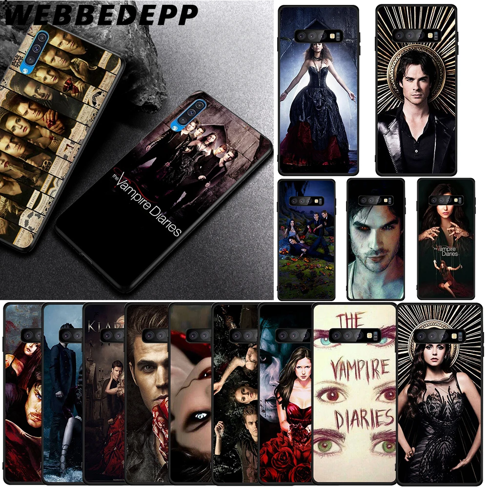 WEBBEDEPP Дневники вампира мягкий чехол для Samsung Galaxy A3 A5 A6 Plus A7 A8 A9 J6 | Мобильные