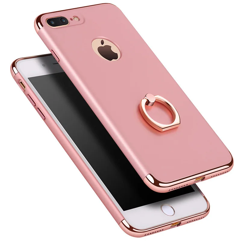 Чехол для iphone 6 7 8 plus x xs xr max чехол 3 в 1 противоударный телефона роскошный с