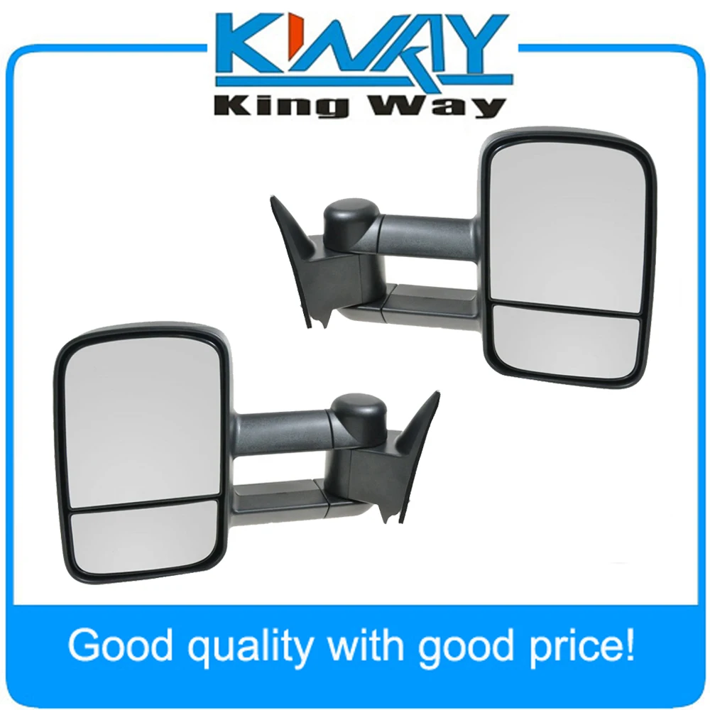 Left /& Right Towing Manual Side View Mirrors For 1988-1998 Chevrolet GMC Truck