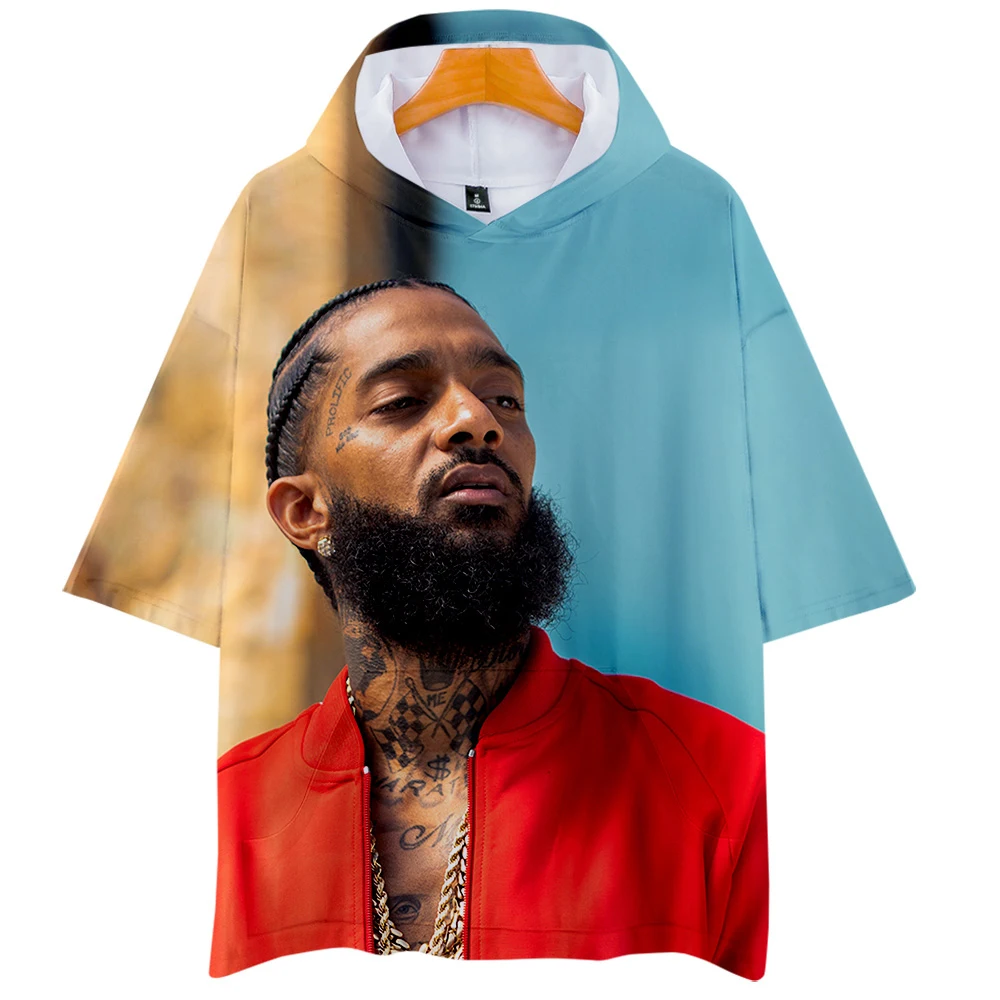 Nipsey hussle 3D толстовки Новая модная футболка с короткими рукавами лето/весна крутая и дышащая футболка с короткими рукавами