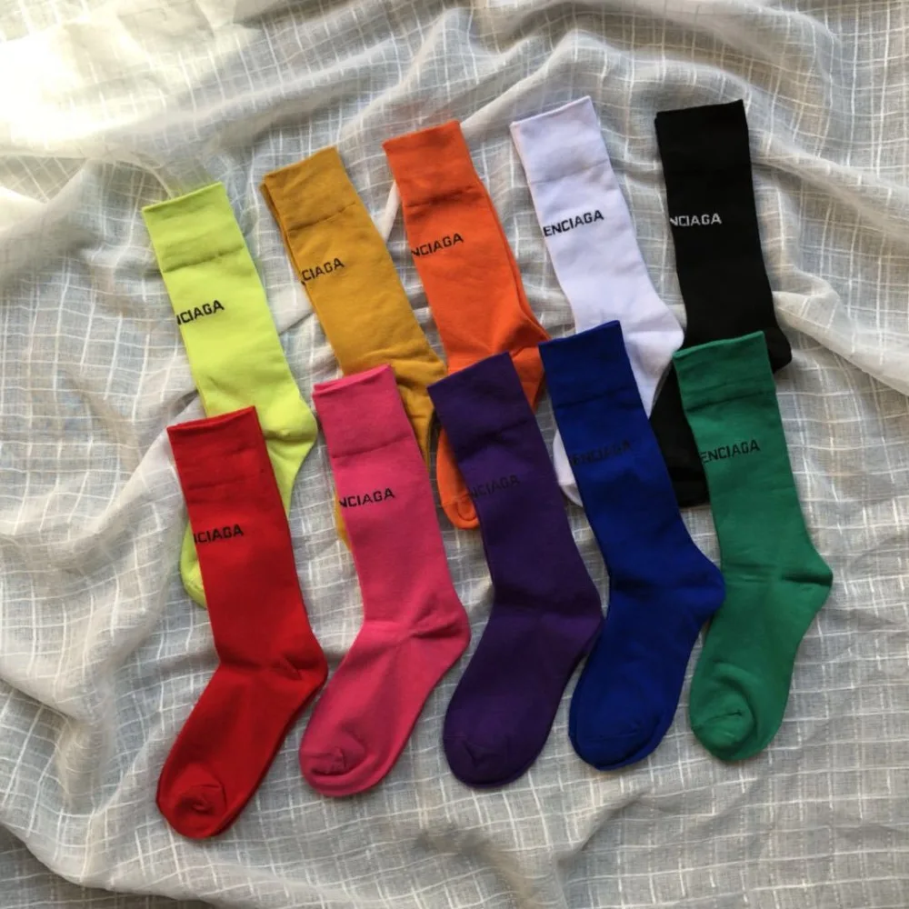 

Women Sock New Woman Cotton Happy Funny Socks Girls Hosiery Letter X079