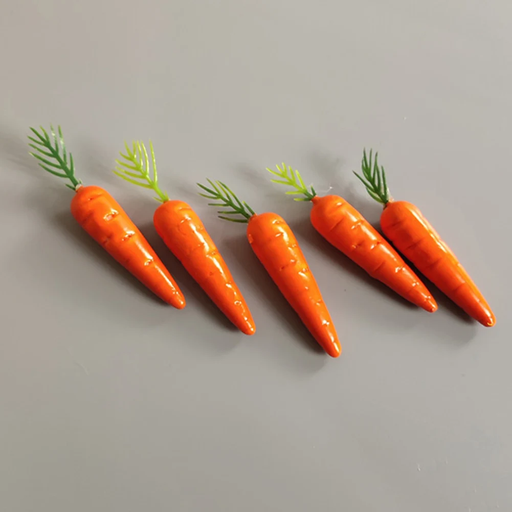 100 шт./компл. искусственные пасхальные моркови высокие искусственные овощи продукты питания для кухни вечерние украшения магазина домашнего обустройства ремесло