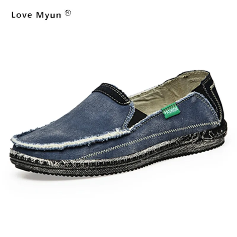 New arrival Low price Mens Breathable High Quality Casual Shoes Jeans Canvas Casual Shoes Slip On