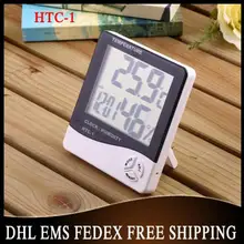 DHL 100 шт Digital lcd Цифровой термометр измеритель температуры и влажности Многофункциональный измеритель Большой гигрометр