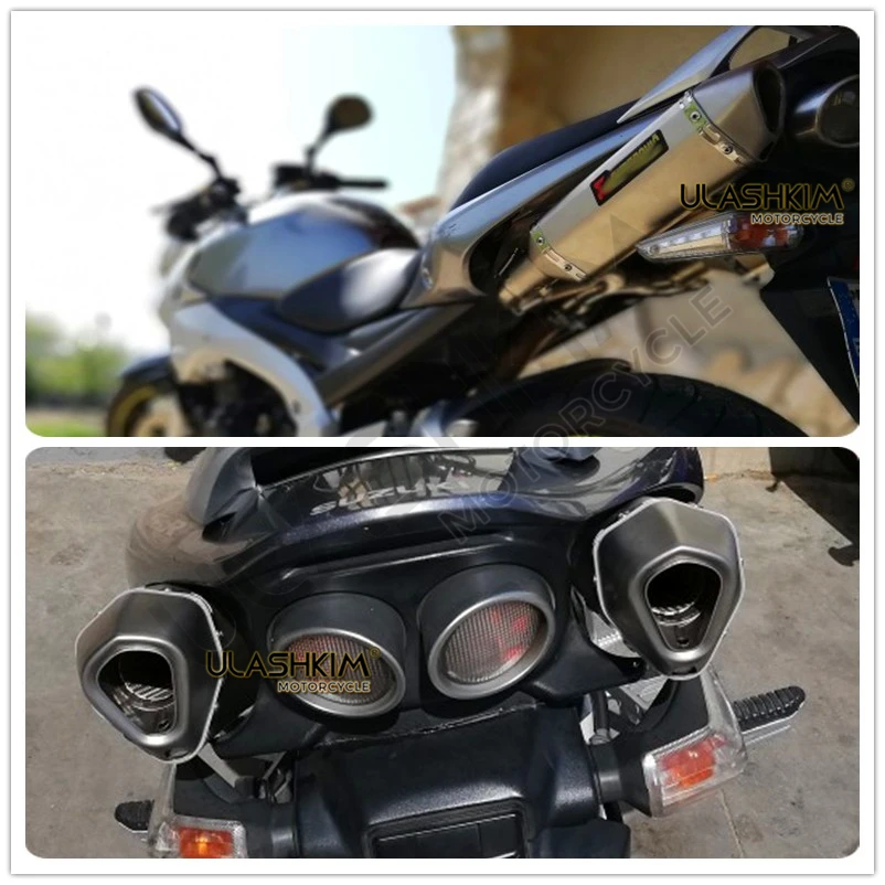 Слипоны для suzuki GSR400 GSR600 BK400 BK600 GSR BK 400 600 мотоцикл Exhuast Escape полная выхлопная труба