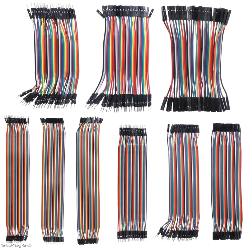 

40Pcs Cables M-F/M-M/F-F Jumper Breadboard Wire Colorful GPIO Ribbon for DIY Kit