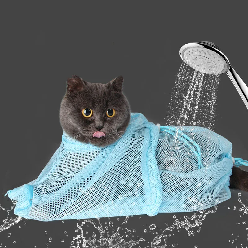 mesh cat grooming bag