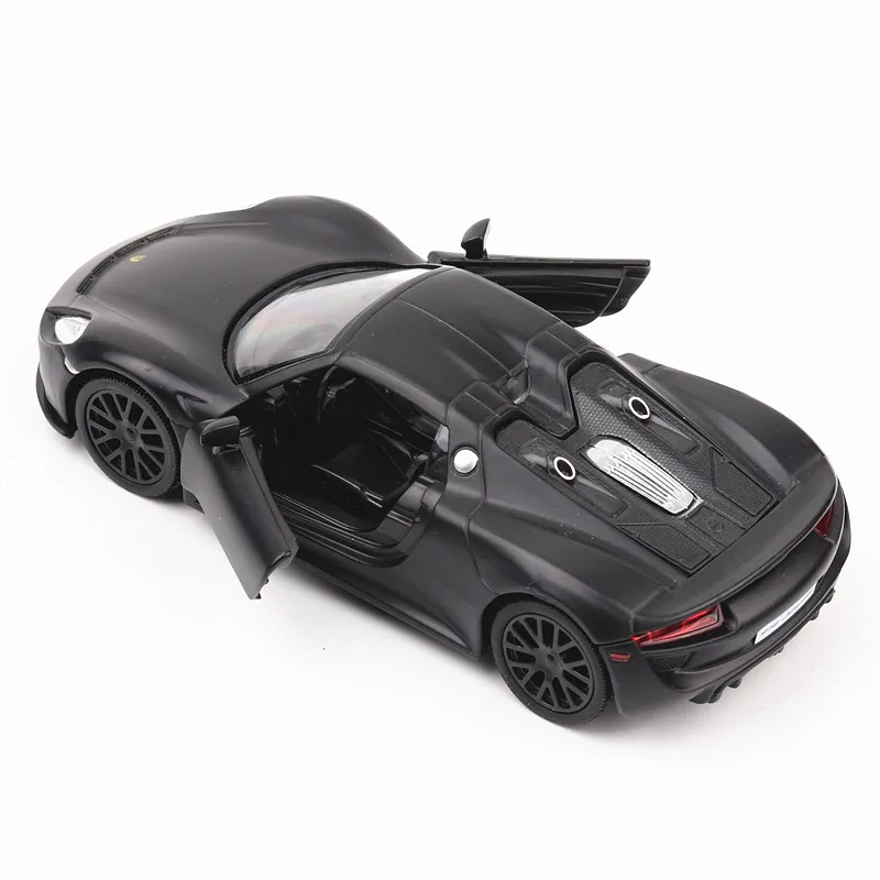 Модель 1/36 литая матовая черная Автомобильная серия Pors918 # CH554030M корпус из сплава 5
