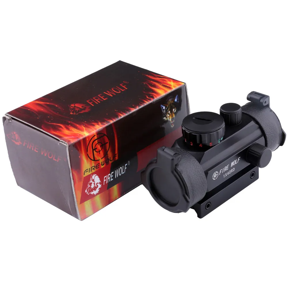 

Fire wolf 1x40 Hunting Holographic Riflescopes Red Green Dots Optical Sight Sight Scope Tactical Optics Riflescope Fit Picatinny