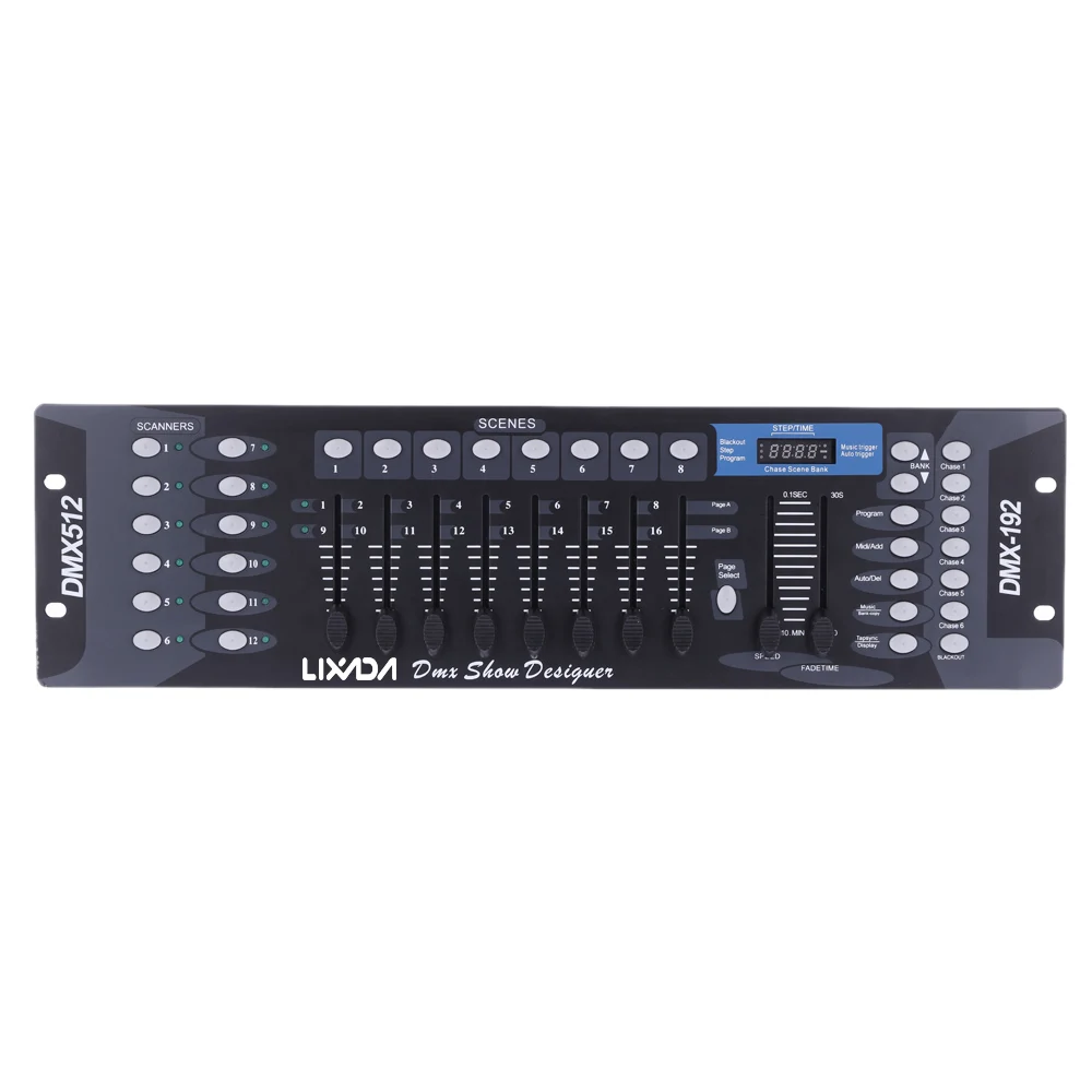 Controlador de Luz Console para Palco Discoteca Canais Controlador Festa Luzes Ano Novo Equipamento dj 192 Dmx512 26 Efeito de Iluminação de palco