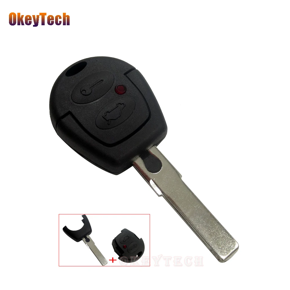 OkeyTech для VW Passat Polo Golf Фольксваген шаран Бора ключ 2 кнопки Замена дистанционного