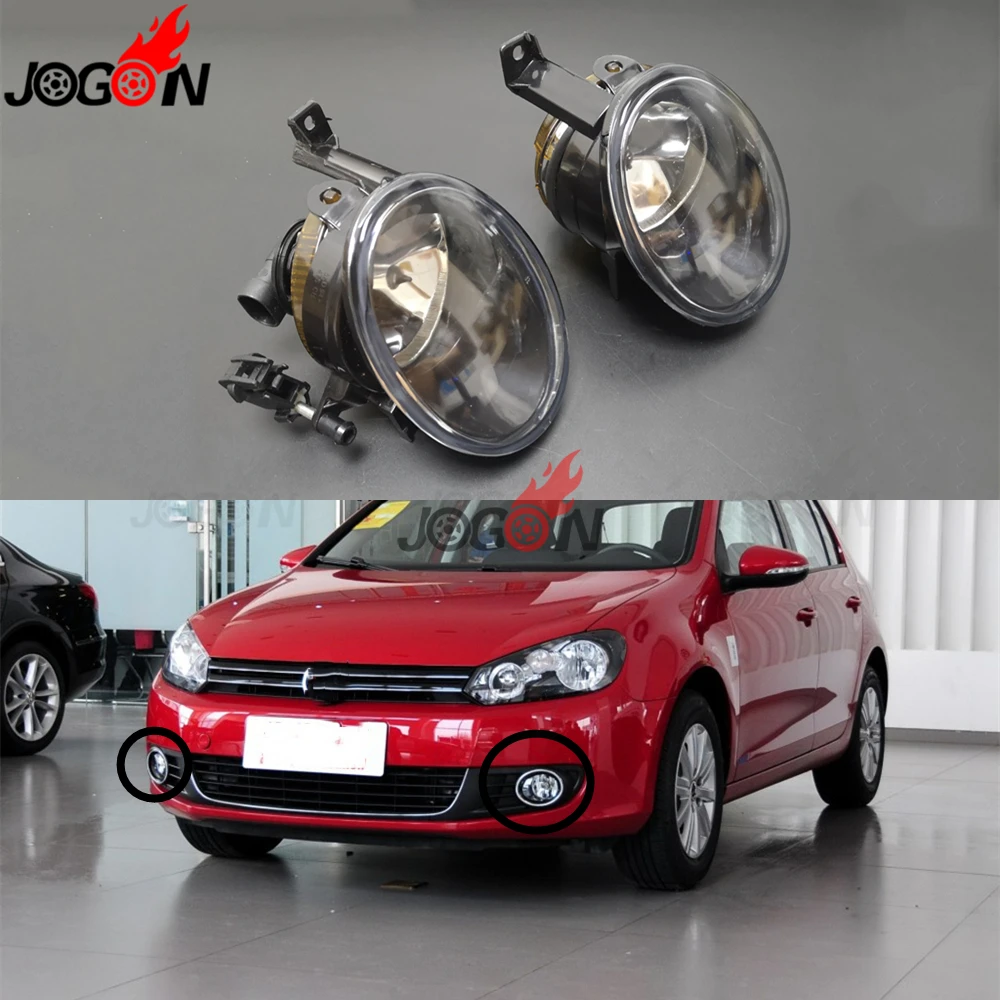 

Car Replacement Halogen Front Bumper Fog Light For VW Golf 6 Jetta MK6 Caddy Touran Tiguan EOS Bettle Driving Lamp 2pcs