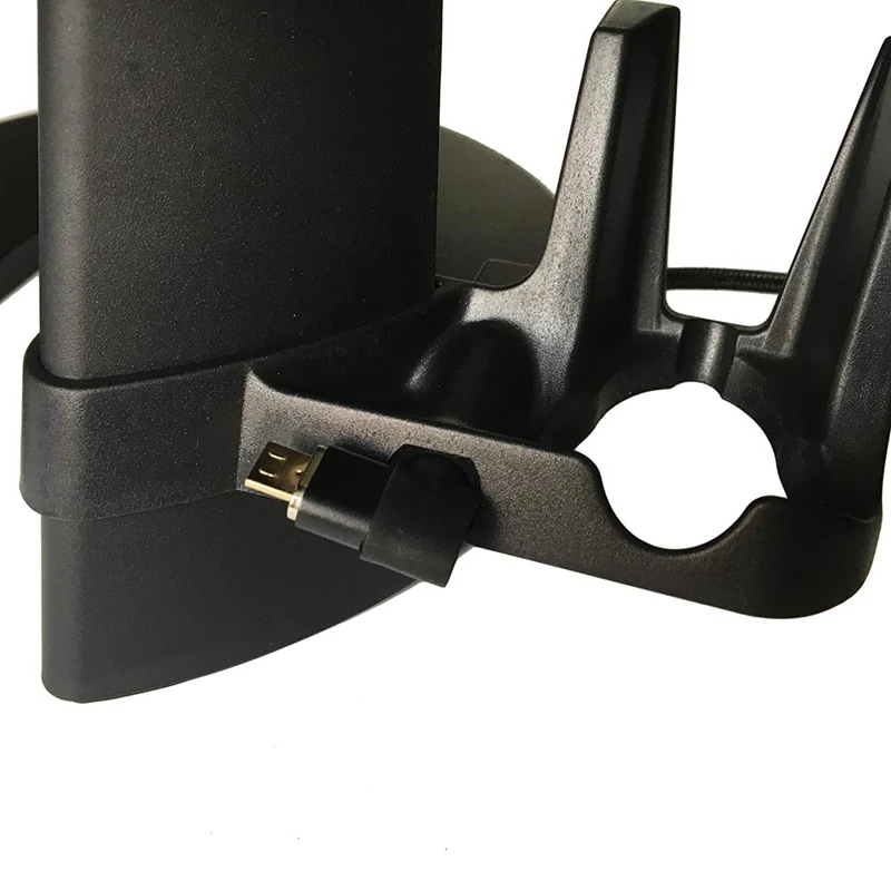 ABGN Hot-Amvr Vr Stand Virtual Reality 3D Glass Headset Display Holder, Vr Headset Station With Magnetic Usb Cable For Chargin