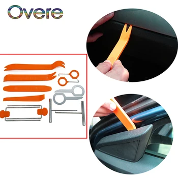 

Overe 12Pcs Auto Car Panel Pry Tool Audio disassembly tool For Fiat Punto Volkswagen VW Polo Passat B7 B8 Golf 5 6 7 Tiguan
