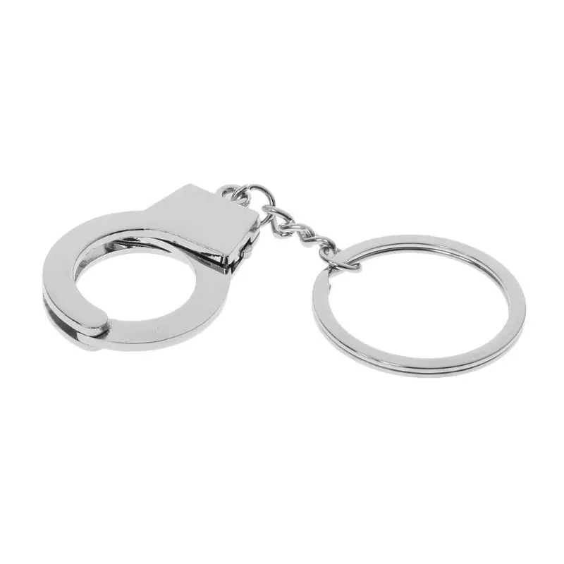 

1Pc 2019 New Car Keyring New Arrival Gift Key Chains Keychain Keyfob Keyring Handcuffs Mini size High Quality