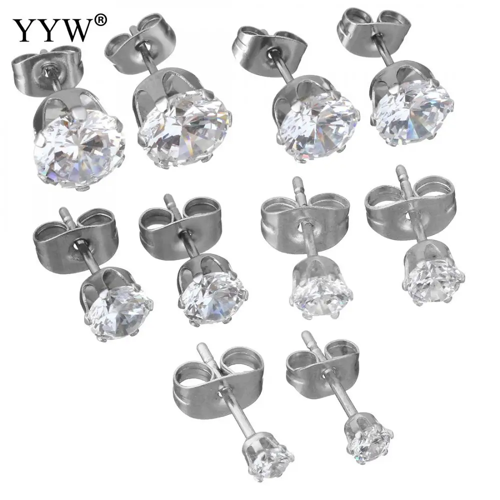 10 gauge stainless steel earrings