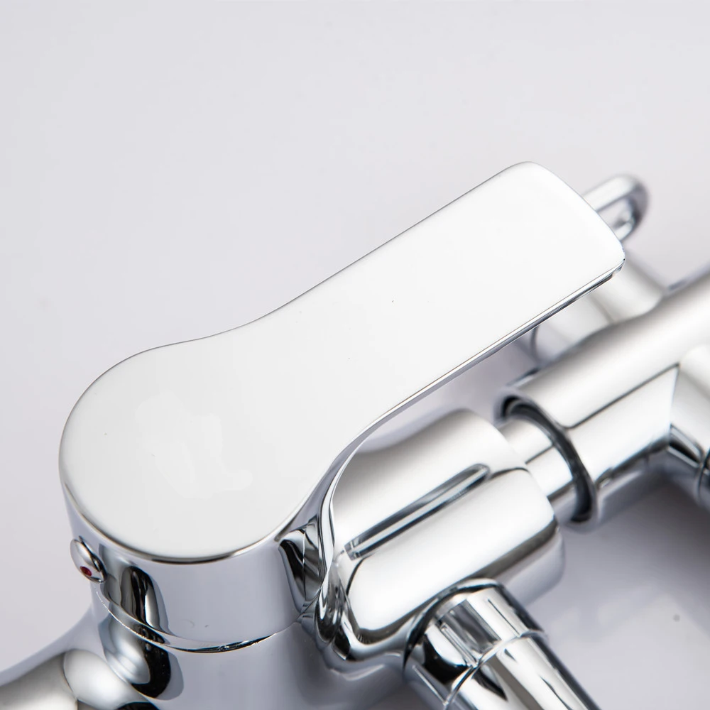 Pull out Side Sprayer Dual Spout Single Handle Mixer  Hot And Cold Deck Mounted  Kitchen Faucets Sink Faucet 360 Rotation Taps14