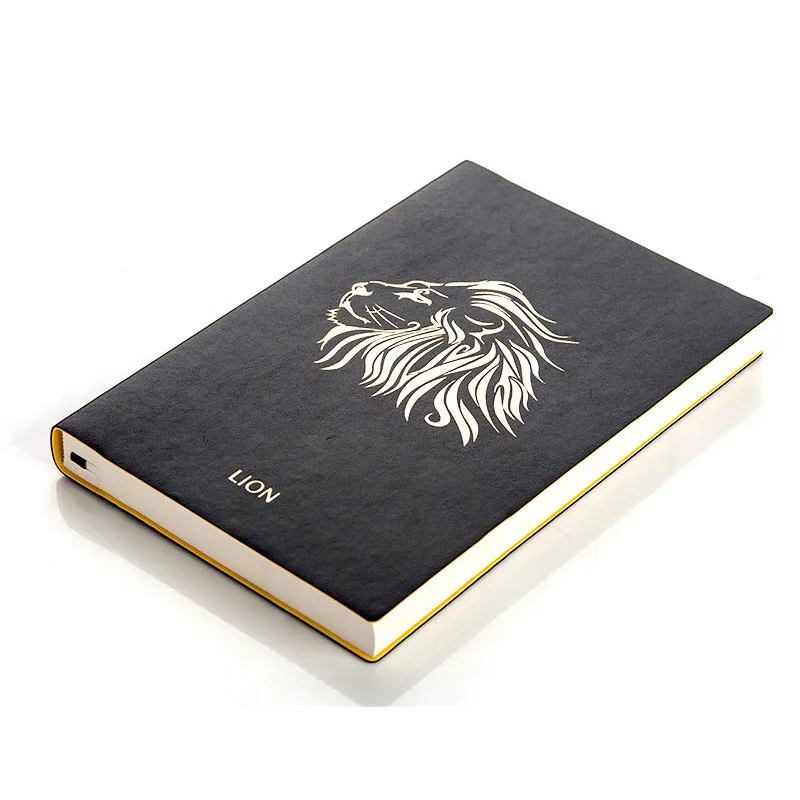 

A5 Notebook Paper Schedule Chancery Planner Sketchbook Organizer Line Page Calendar Black Gold Deer Horse Diary Notebook Journal