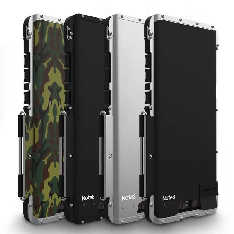

Shockproof R-Just 360 Full Protection Luxury Satnless steel Flip Cases Matel Phone case for Samsung Galaxy S9 S9 Plus S8 Note 8