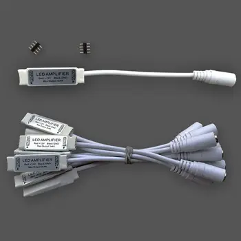 

10pcs New 144W Mini RGB Amplifier With DC Port For 5050 3528 LED RGB Strip