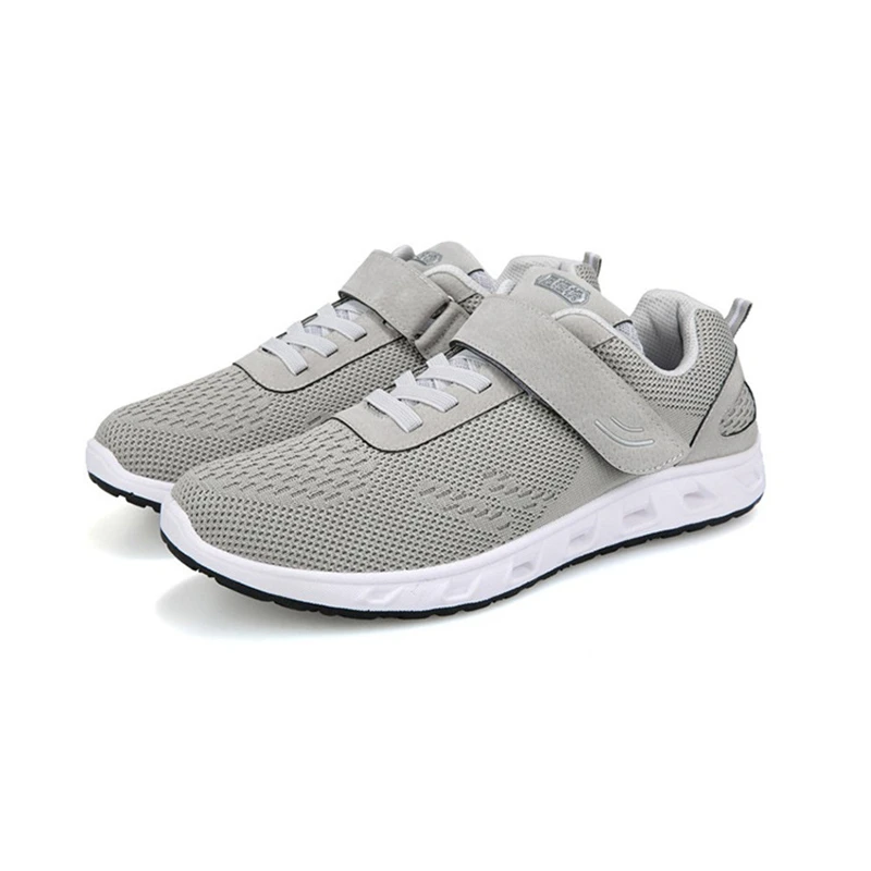 

2019 Flyknit men's summer breathable outdoor sports shoes sneakers casual Mesh Trainers Lace-up Flat Shoes Plus 39-44