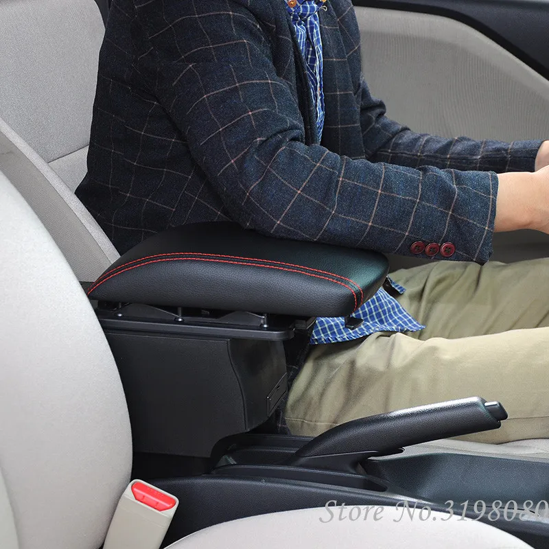 Для VW 2010 2017 Tiguan без сверла в автомобиле 8 шт. USB подлокотник автомобильный Центр