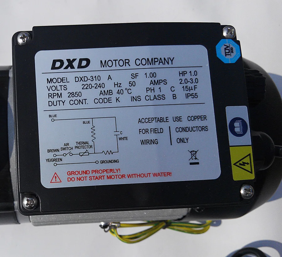 DXD-310A гидромассажная Ванна насос 1 hp-0,75 кВт, может заменить DXD-310B/DXD-310X/DXD-310X LDPB-140