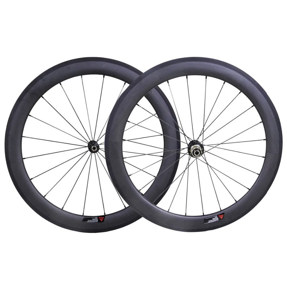 

60mm Sapim CX-RAY Carbon Wheels Clincher Road Bike 700C Basalt Rims 25mm wide 3K