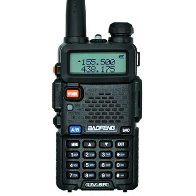 Black UV-5R BaoFeng УФ-5R рация Профессиональный рации Baofeng UV5R Трансивер 128CH 5 Вт УКВ и УВЧ Портативных УФ 5R радиоприемник Для охота Радио - Цвет: Black UV-5R