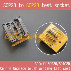 IC Тесты 300mil SOP20 к SOP20 Тесты разъем SOP20/soic20/so20 разъем - изображение