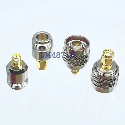 

Kit Adapter 4pcs/set N to RP.SMA type male female RF connector Test converter