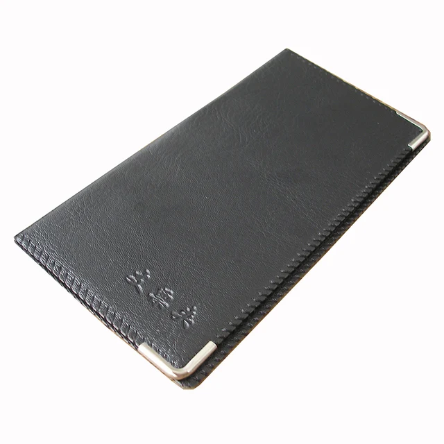 Ever Perfect 20 Cell Leather Cover Business Check Book Cheque Ever Perfect 20 Cell Leather Cover Business Check Book Cheque Holder Folder Black 1138