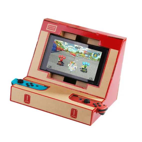 

Foldable Stand for Nintend Switch NS NX Console Joy-Con DIY Labo Cardboard Paper Arcade Bracket Simulator