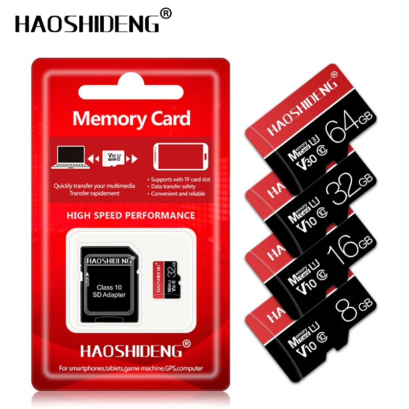 

Memory Card U3 TF Card 128GB Micro SD Card 32GB 16GB 8GB High speed professional stability Smartphone driving recorder TV 64GB