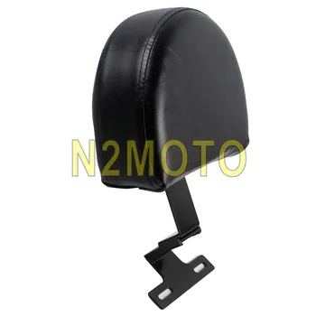 

For Harley Softail 93-06 Driver Rider Backrest Black Motorcycle Adjustable Driving Back Pad Comfortable Rear Back Cushion