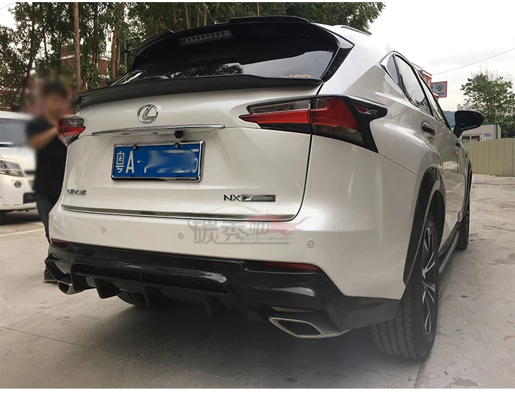 Углеродного волокна спортивные 5D задний Средний багажник спойлер forLexus NX200/200 т/300 H