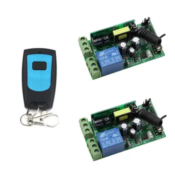 

Radio Controller AC 85V 110V 220V 250V RF 1CH Wireless Remote Control Switch System 2*Receiver & Transmitter for Smart Home