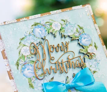 

Good Word "Merry Christmas" Metal Cutting Dies Stencils DIY Scrapbooking Album Paper Cards Craft Decorative Embossing New