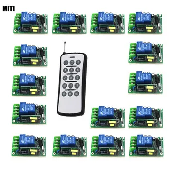 

1CH RF Wireless Remote Control Switch 1Transmitter&15Receiver 85V-280V for Light/LED/Lamp Applicance Toggle Momentary 4325